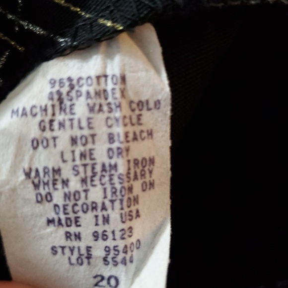 BGC Black Plus Size Skirt Silver Gold Pattern NWT - Picture 4 of 6